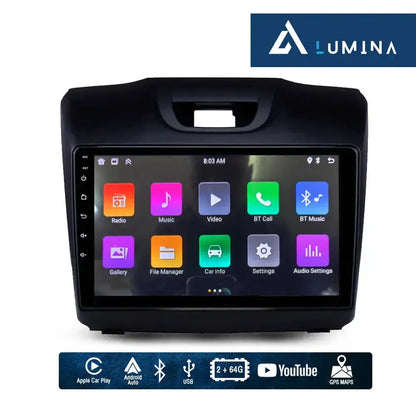Isuzu D-Max (15-21) - 9 Inch Lumina Android Entertainment & GPS System +FREE Reverse Camera LUMINA AUDIO