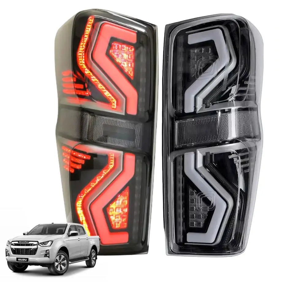 Isuzu D-Max (2021-On) 3D Bar Style LED Taillight Max Motorsport