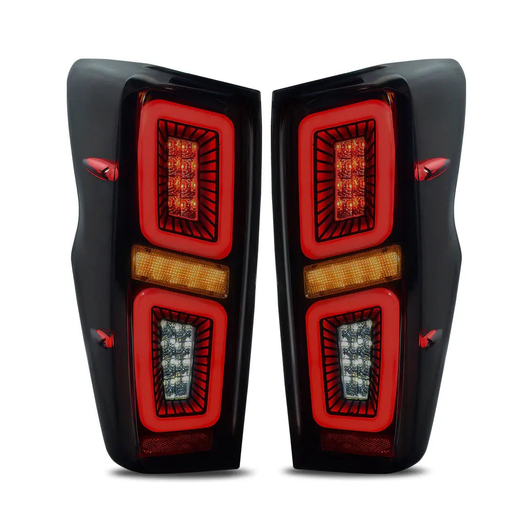 Isuzu D-Max (2021-On) Smoked Black Bar Style LED Taillight Max Motorsport