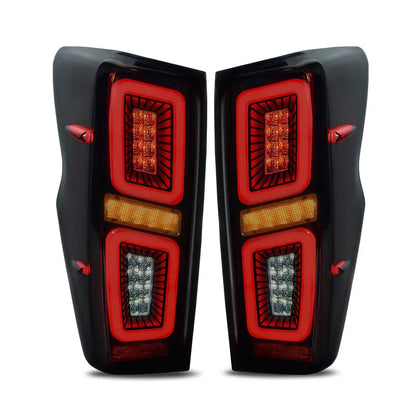 Isuzu D-Max (2021-On) Smoked Black Bar Style LED Taillight Max Motorsport