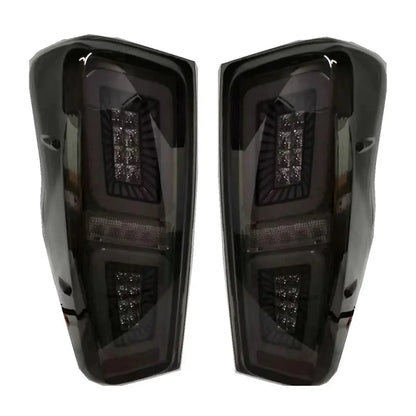 Isuzu D-Max (2021-On) Smoked Black Bar Style LED Taillight Max Motorsport