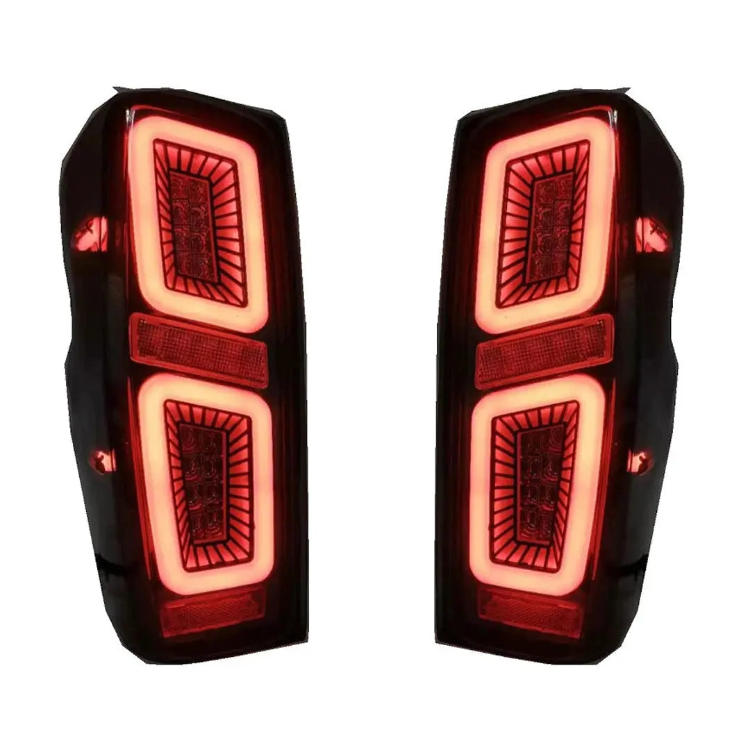 Isuzu D-Max (2021-On) Smoked Black Bar Style LED Taillight Max Motorsport