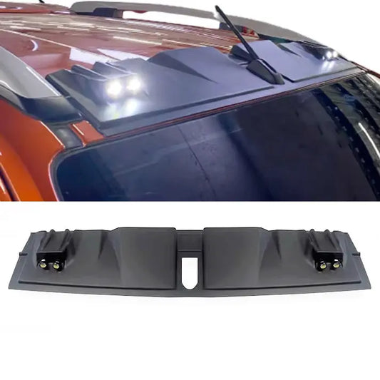 Isuzu D-Max (21-On) Matte Black LED Roof Spoiler Light Max Motorsport