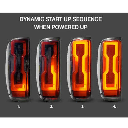 Isuzu D-Max (22-On) F150 Style Smoked Black LED Taillights Max Motorsport