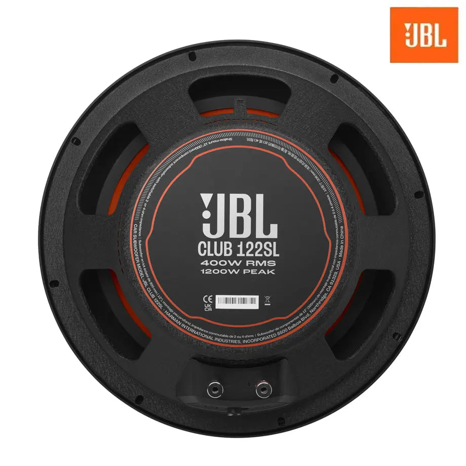 JBL Club 122SL 12-Inch Switchable Slim Subwoofer - 400W RMS JBL Audio