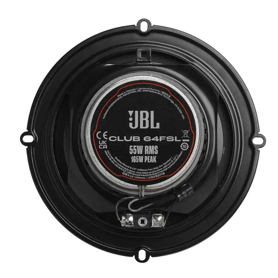 JBL Club 64FSL 6.5-Inch 2-Way Coaxial Speakers - 55W RMS JBL Audio