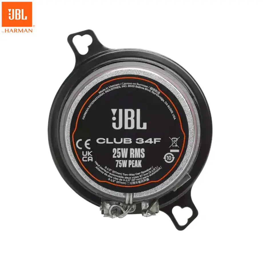 JBL SPKCB34F 3.5" Club Series 2-Way Coaxial Speakers (75W) JBL Audio