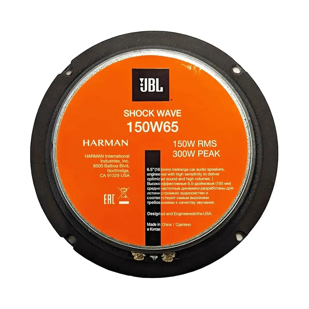 JBL ShockWave 150W65 6.5″ Midrange Speaker - 150W RMS JBL Audio