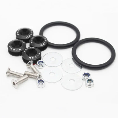 JDM Quick Release Bumper Fasteners (Black) Max Motorsport