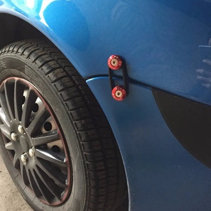 JDM Quick Release Bumper Fasteners (Red) Max Motorsport