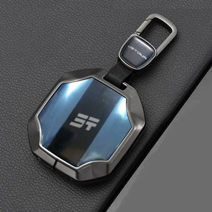 Jetour - Hard Shell Metal Key Case Cover With Keyring Max Motorsport