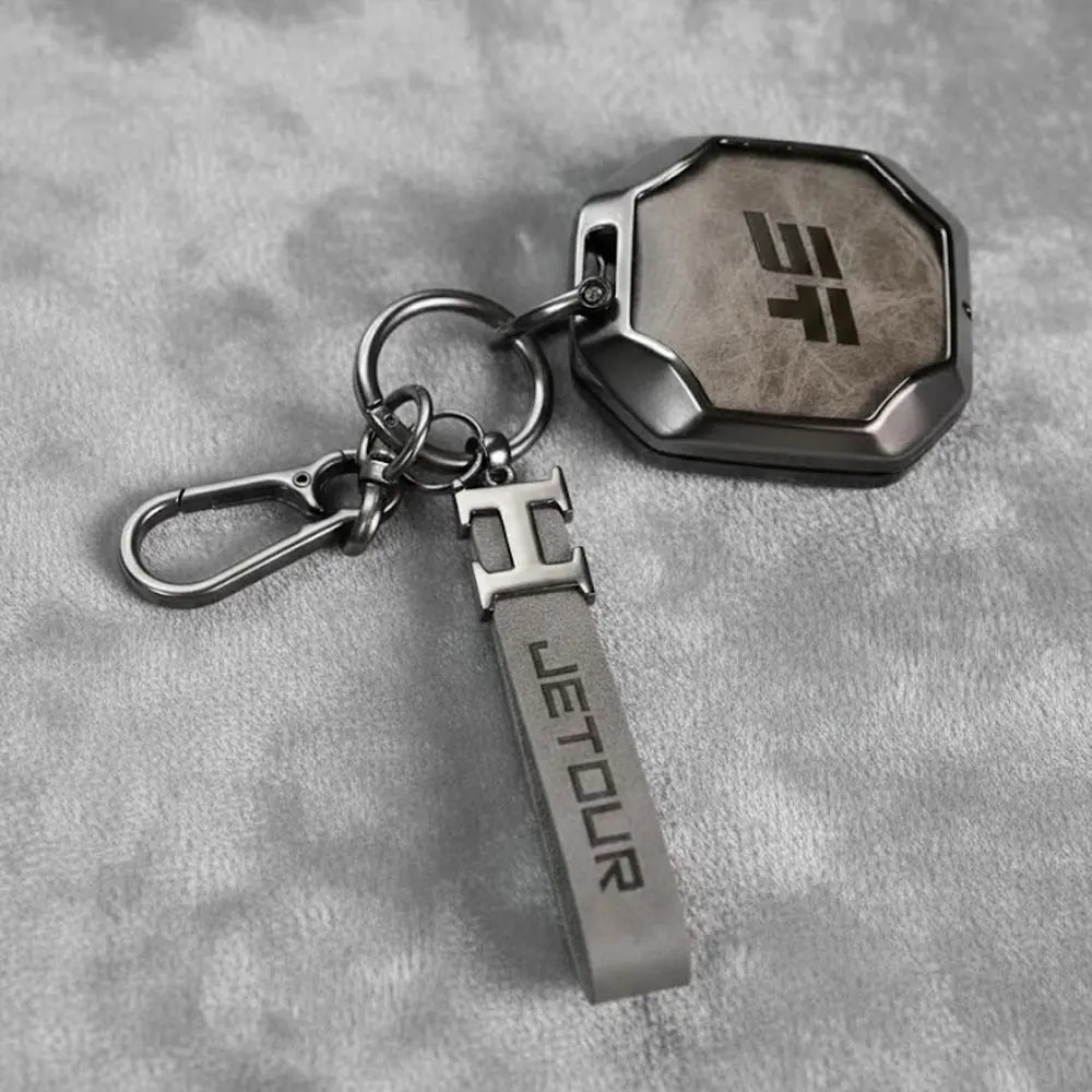 Jetour - Hard Shell Metal Key Case Cover With Keyring Max Motorsport