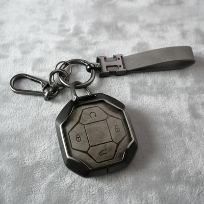 Jetour - Hard Shell Metal Key Case Cover With Keyring Max Motorsport