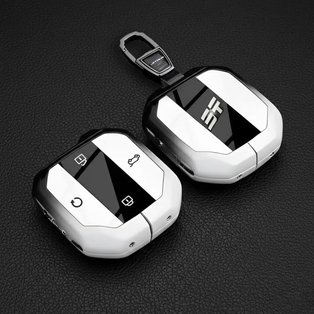 Jetour - Hard Shell Metal Key Case Cover With Keyring Max Motorsport