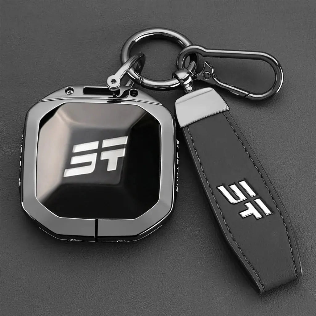 Jetour - Hard Shell Metal Key Case Cover With Keyring Max Motorsport
