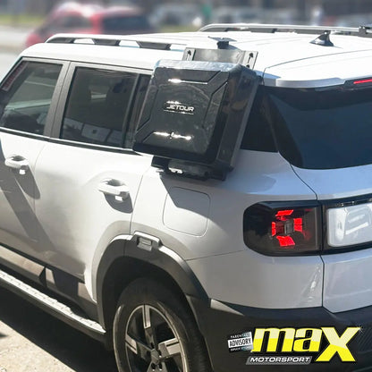 Jetour T1 (25-On) Defender Style Gloss Black Side Storage Box Max Motorsport
