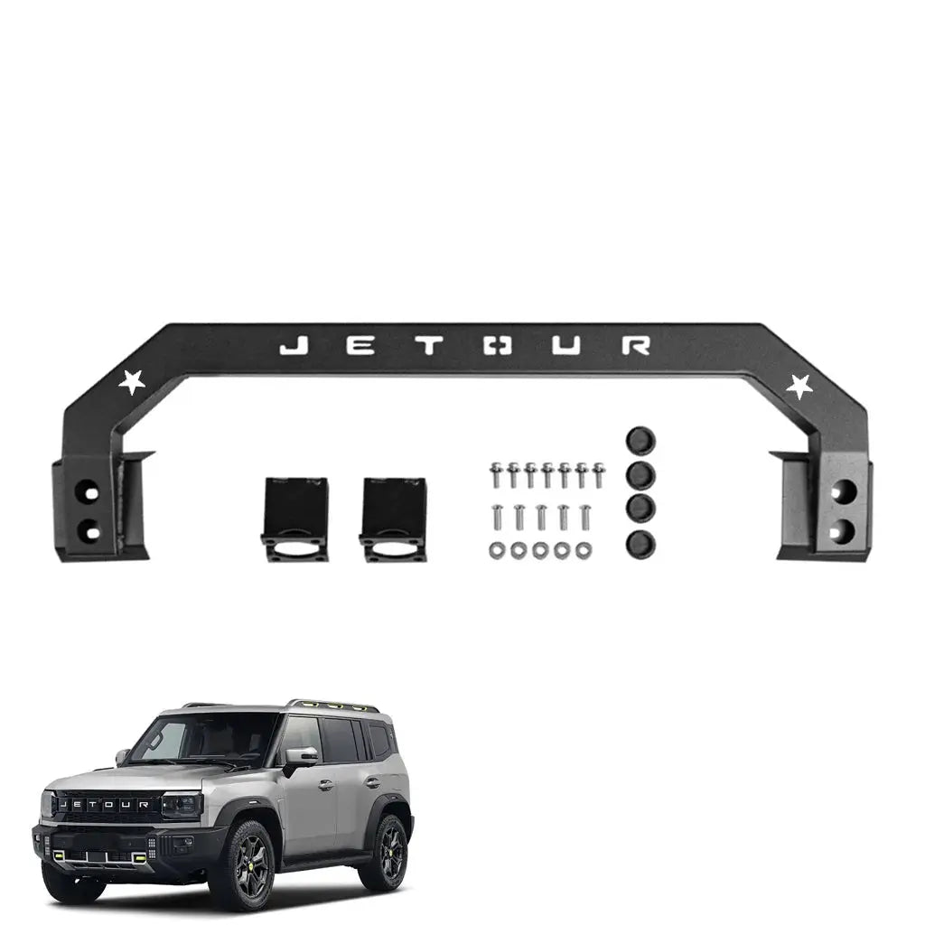 Jetour T2 (24-On) Front Bumper Brush Guard Bull Bar With Logo Max Motorsport