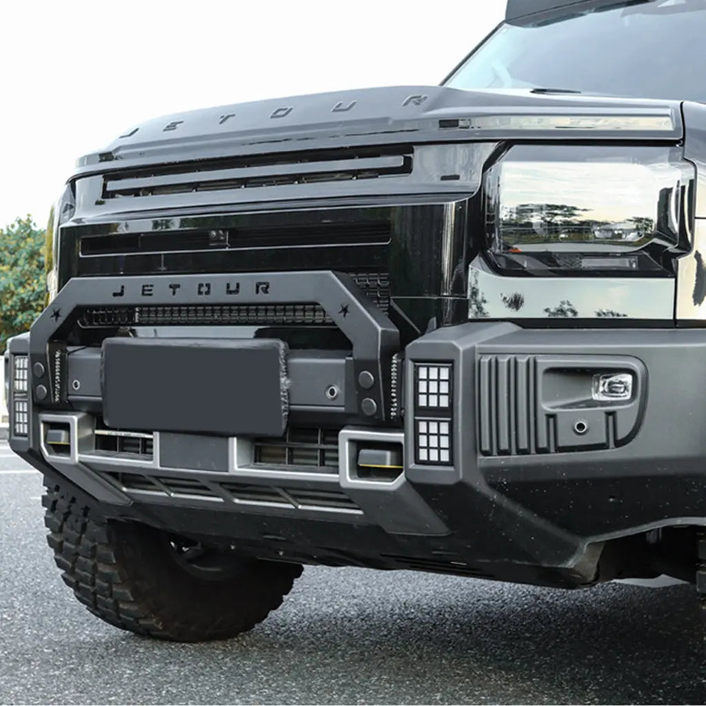 Jetour T2 (24-On) Front Bumper Brush Guard Bull Bar With Logo Max Motorsport