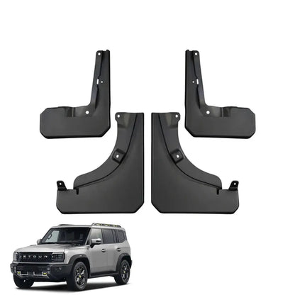 Jetour T2 (24-On) Plastic Mud Flaps (4pc) Max Motorsport