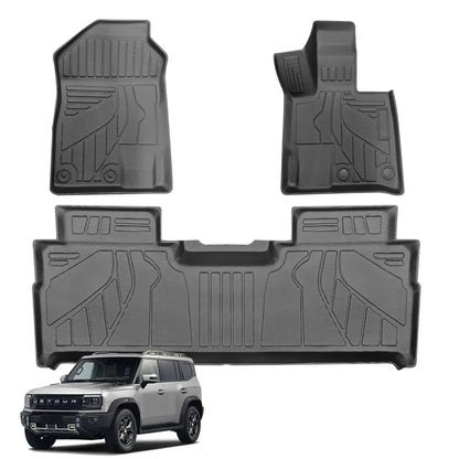 Jetour T2 (25-On) 3D Moulded Rubber Floor Mats (3-Piece) Max Motorsport