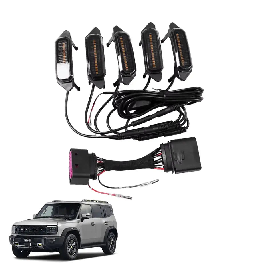 Jetour T2 (25-On) 4 POD LED Grille Lights With Wiring Max Motorsport
