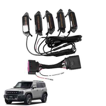 Jetour T2 (25-On) 4 POD LED Grille Lights With Wiring Max Motorsport