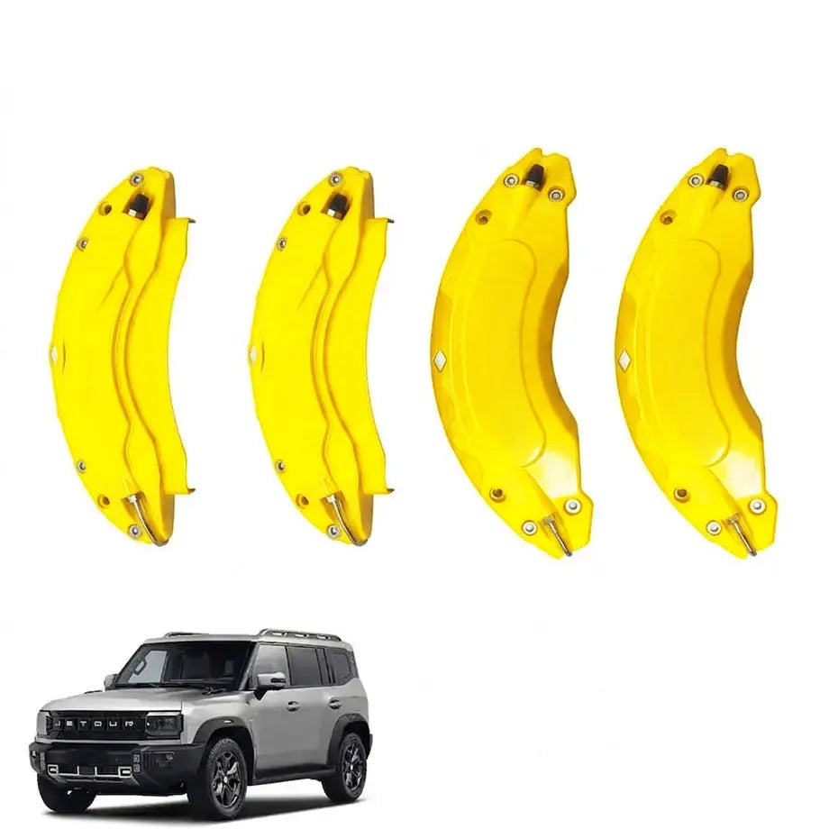 Jetour T2 (25-On) Aluminium Brake Caliper Covers (Yellow) Max Motorsport