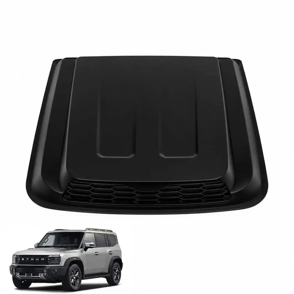 Jetour T2 (25-On) Apex Style Matte Black Plastic Bonnet Scoop Max Motorsport