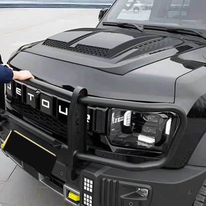 Jetour T2 (25-On) Brabus Style Gloss Black Plastic Bonnet Scoop Max Motorsport