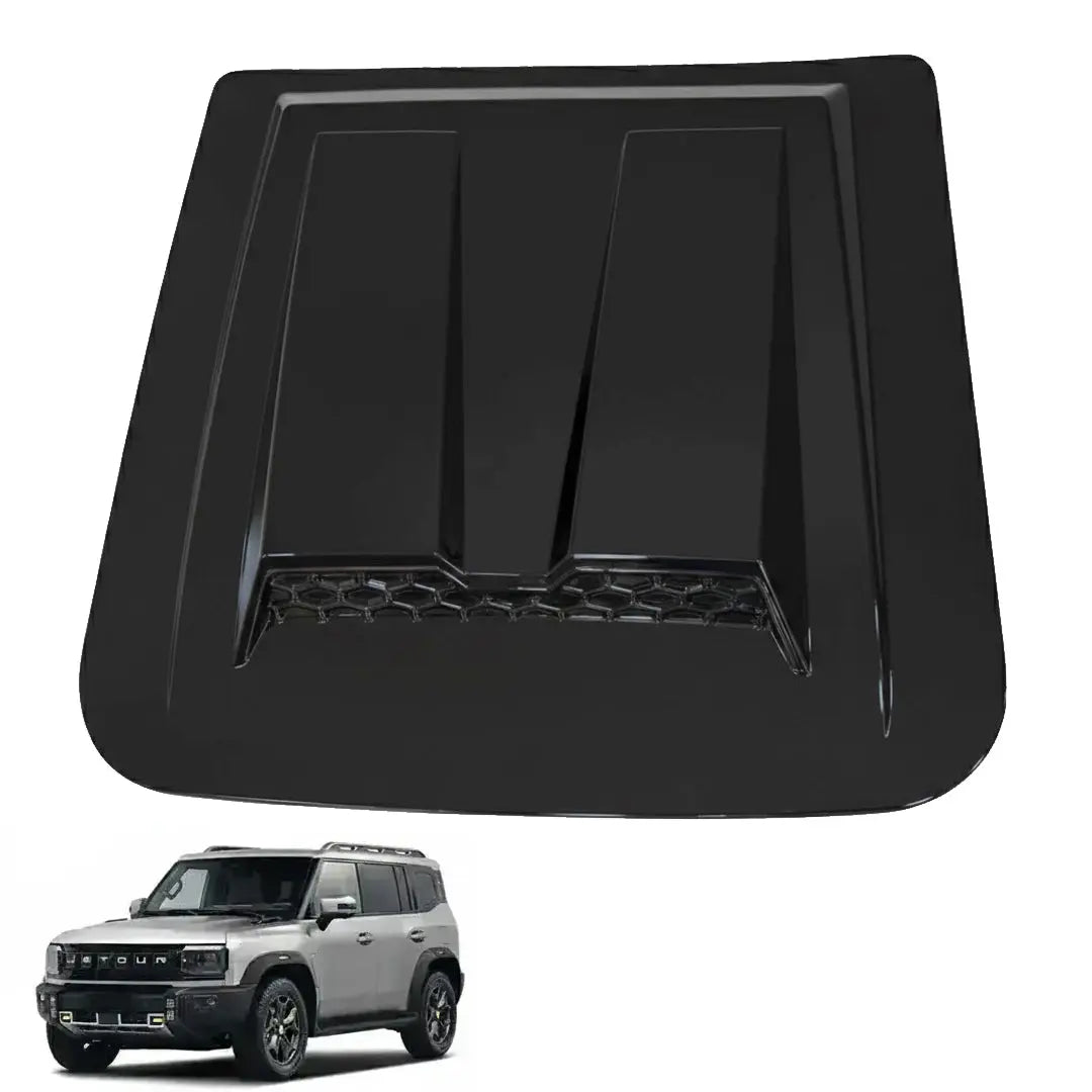 Jetour T2 (25-On) Dark Knight Edition Gloss Black Plastic Hood Scoop Max Motorsport