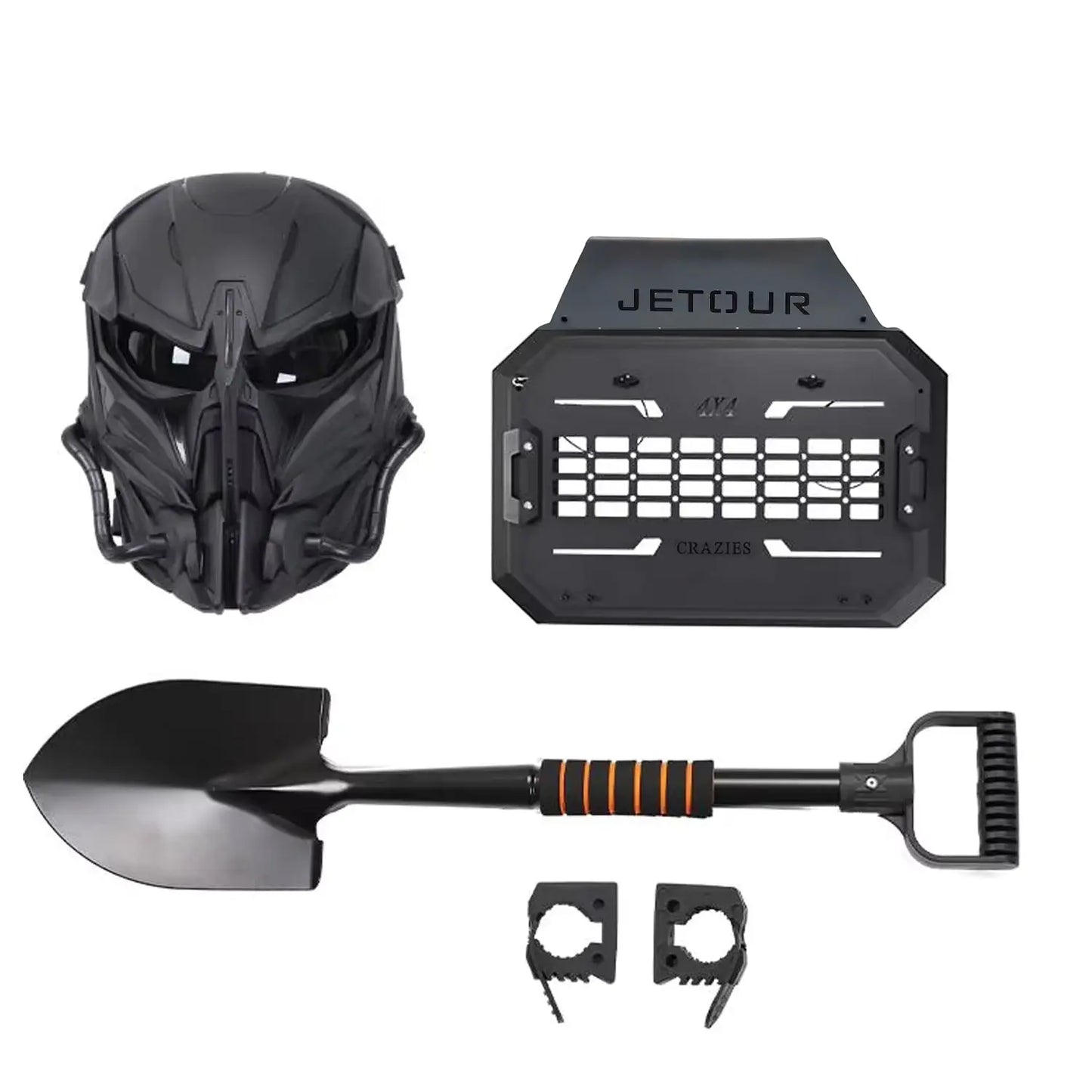 Jetour T2 (25-On) Dark Knight Edition Molle Side Panel With Shovel & Mask Max Motorsport