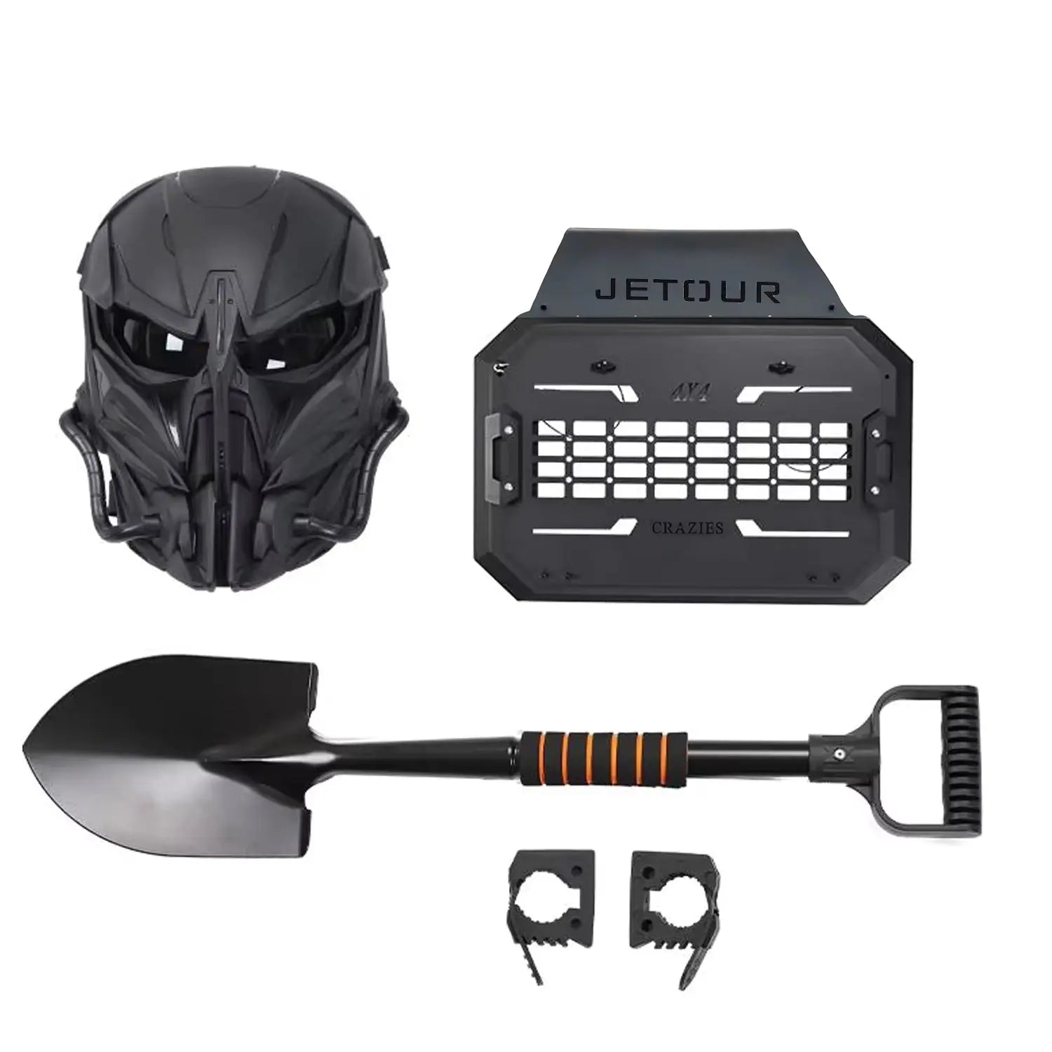 Jetour T2 (25-On) Dark Knight Edition Molle Side Panel With Shovel & Mask Max Motorsport