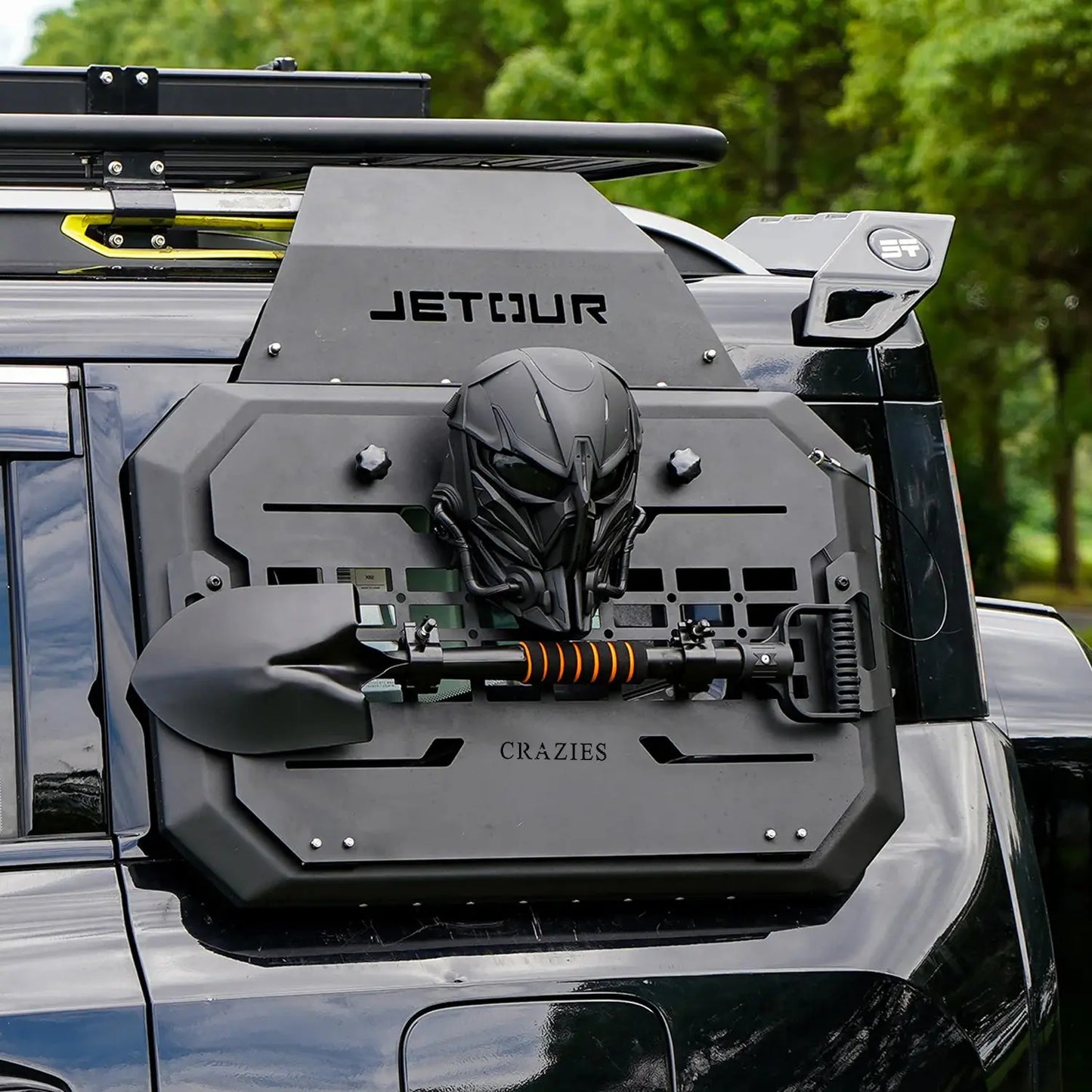 Jetour T2 (25-On) Dark Knight Edition Molle Side Panel With Shovel & Mask Max Motorsport