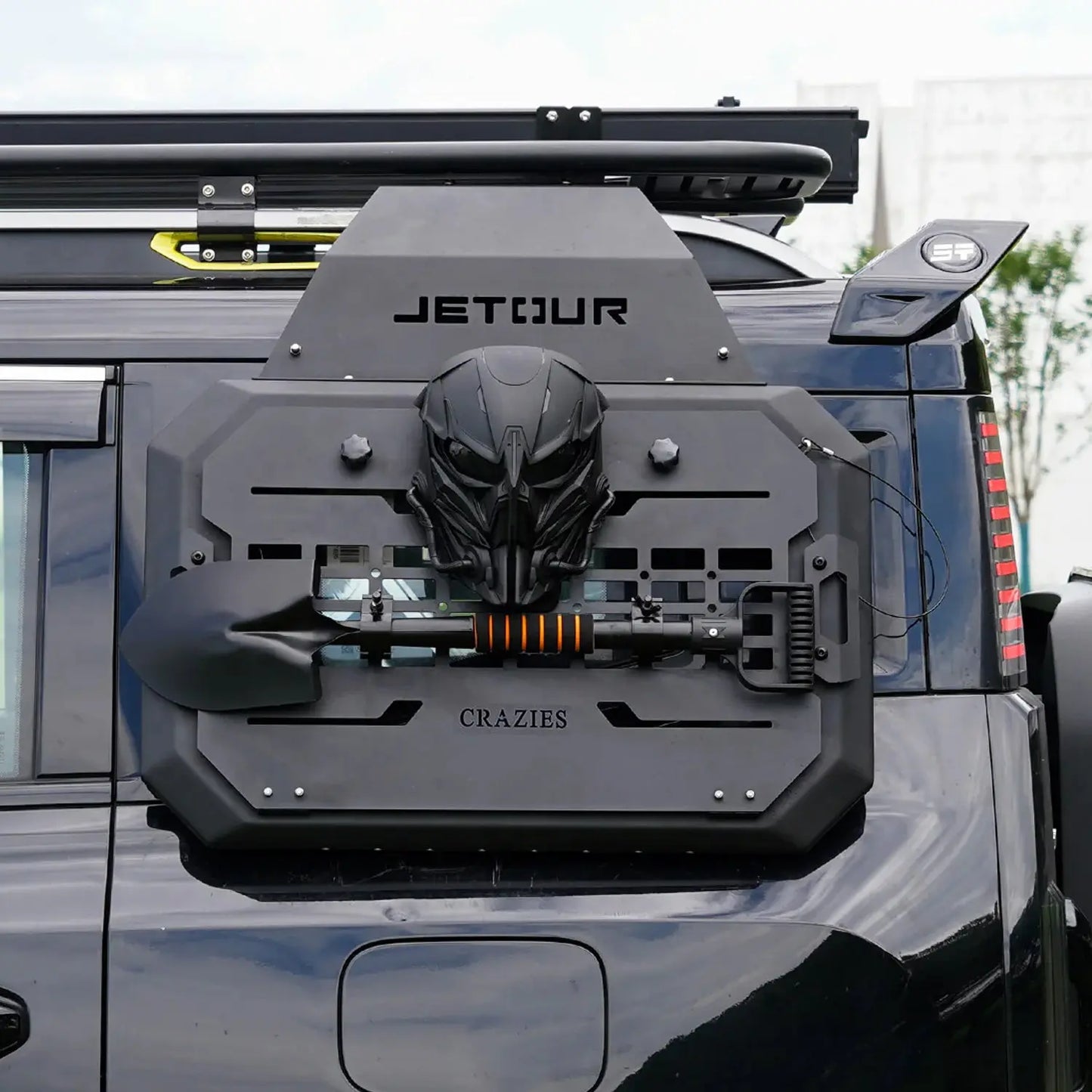 Jetour T2 (25-On) Dark Knight Edition Molle Side Panel With Shovel & Mask Max Motorsport