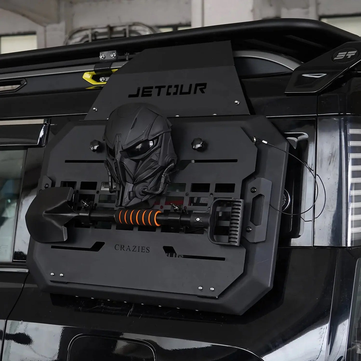 Jetour T2 (25-On) Dark Knight Edition Molle Side Panel With Shovel & Mask Max Motorsport