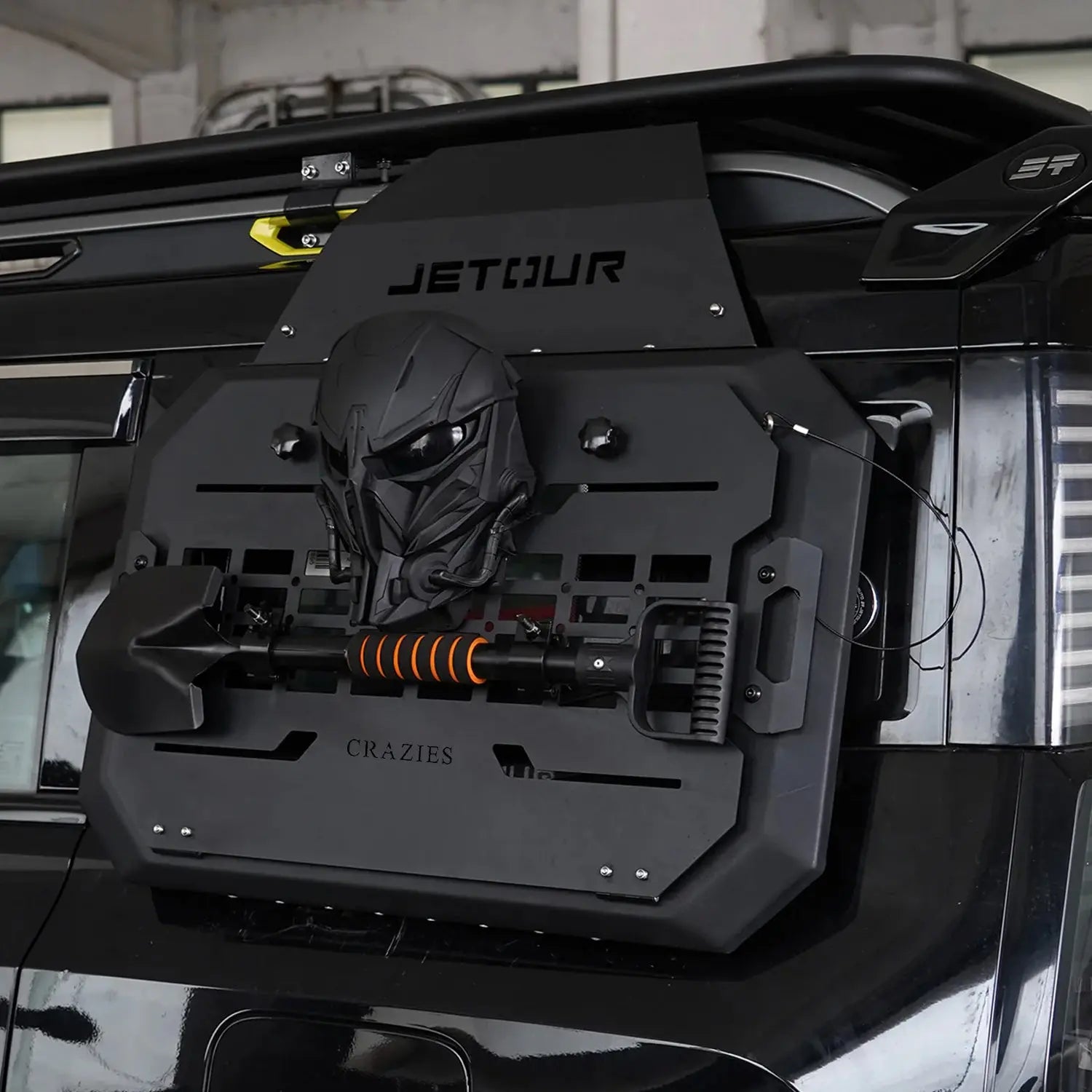Jetour T2 (25-On) Dark Knight Edition Molle Side Panel With Shovel & Mask Max Motorsport
