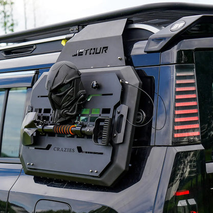 Jetour T2 (25-On) Dark Knight Edition Molle Side Panel With Shovel & Mask Max Motorsport