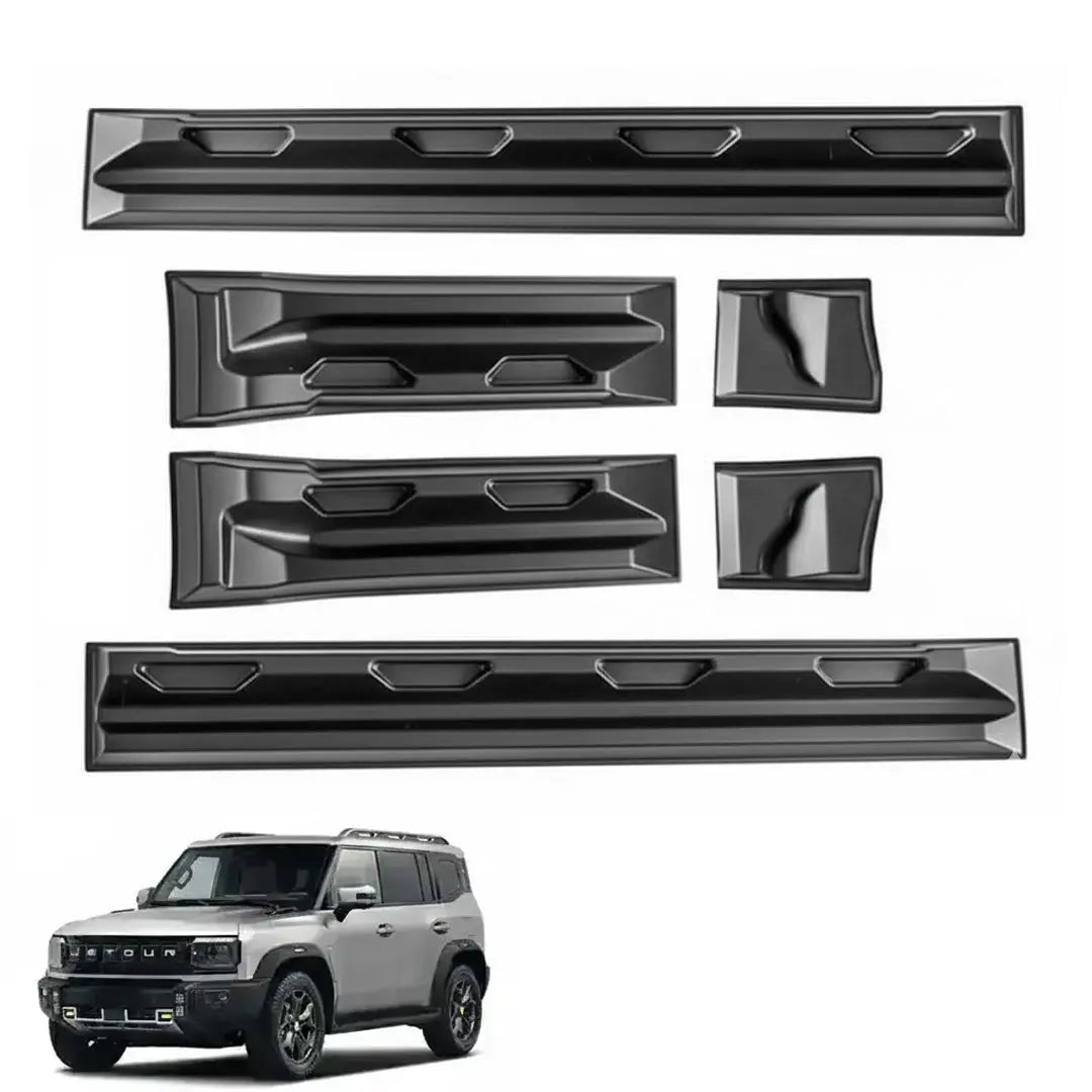 Jetour T2 (25-On) Dark Knight Style Matte Black Door Cladding Max Motorsport