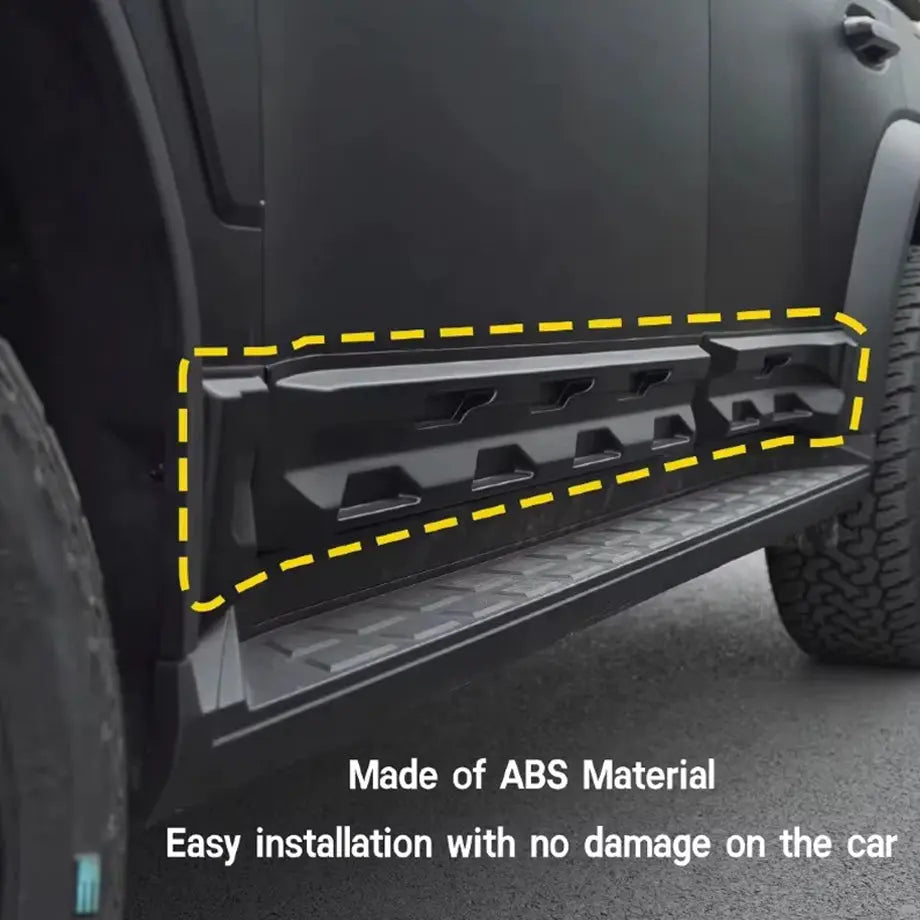 Jetour T2 (25-On) Dark Knight Style Matte Black Door Cladding Max Motorsport