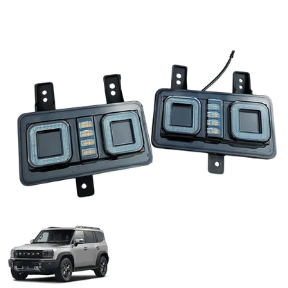 Jetour T2 (25-On) Defender Style Front Bumper Lights Max Motorsport