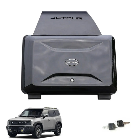 Jetour T2 (25-On) Defender Style Gloss Black Side Storage Box Max Motorsport