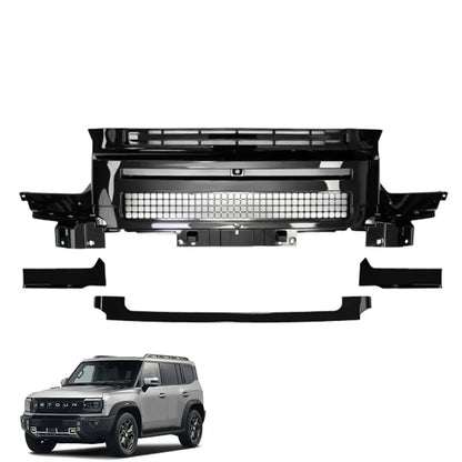 Jetour T2 (25-On) Defender Style Gloss Black Upgrade Grille Max Motorsport