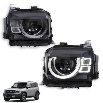 Jetour T2 (25-On) Defender Style LED Upgrade Headlights Max Motorsport