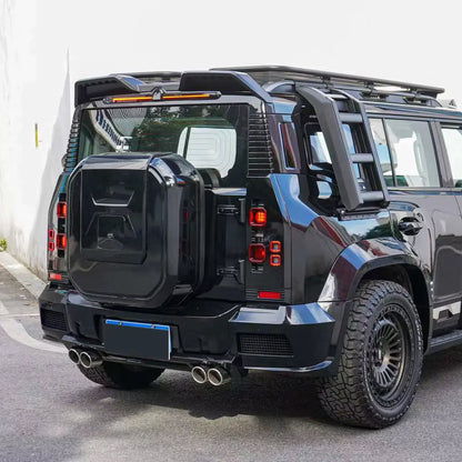 Jetour T2 (25-On) Defender Style Smoked Black LED Upgrade Taillights Max Motorsport