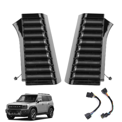 Jetour T2 (25-On) Dual Function Smoked Black D-Pillar LED Light Max Motorsport
