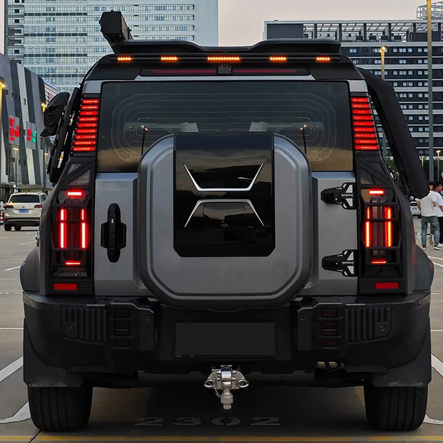 Jetour T2 (25-On) Dual Function Smoked Black D-Pillar LED Light Max Motorsport
