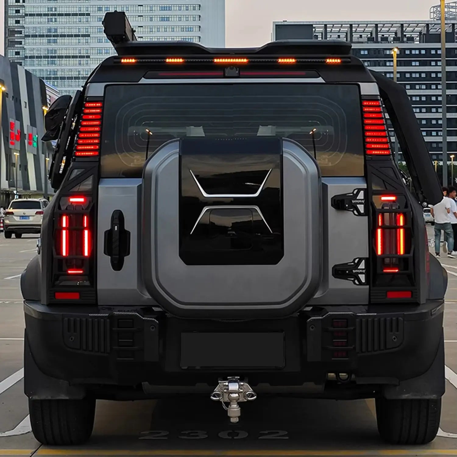 Jetour T2 (25-On) Dual Function Smoked Black D-Pillar LED Light Max Motorsport