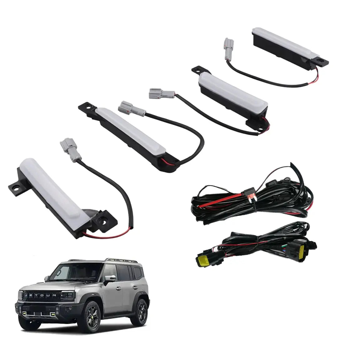Jetour T2 (25-On) Fender Flare Wheel Arch LED Light (4-Piece) Max Motorsport
