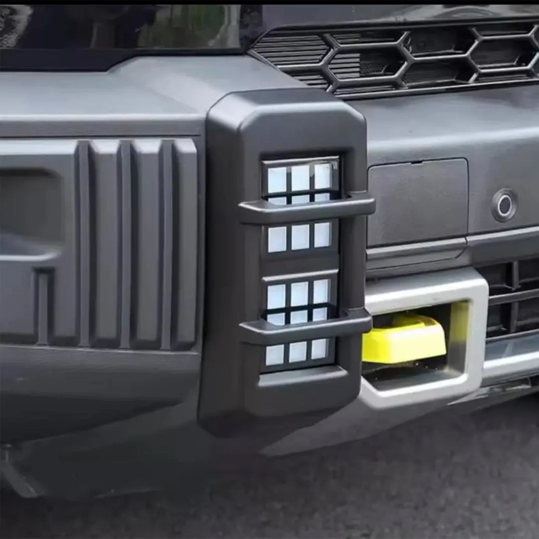 Jetour T2 (25-On) Front DRL Covers Matt Black Max Motorsport