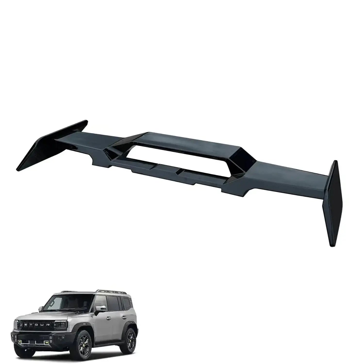 Jetour T2 (25-On) Gloss Black Aero Sport Style Roof Spoiler Wing Max Motorsport